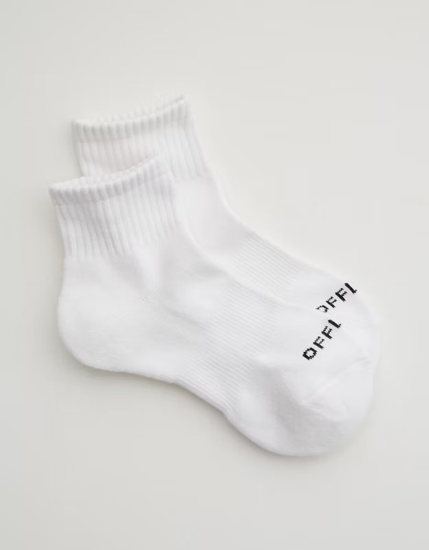OFFLINE By Aerie Short Crew Sock | Aerie