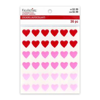 Valentine's Day Heart Epoxy Stickers by Recollections® | Michaels | Michaels Stores