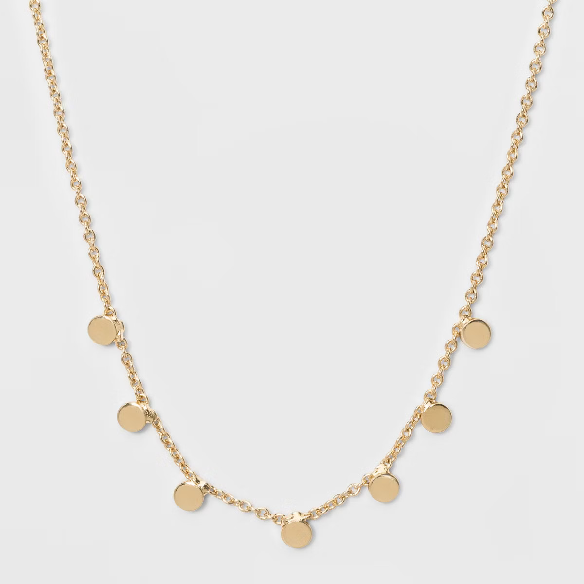 Small Circle Pendent Necklace - A New Day™ Gold | Target