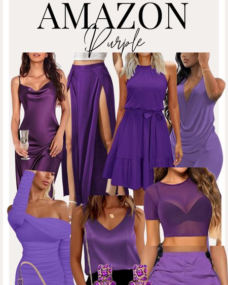 Amazon purple!

Mini Dress, mini dress, maxi dress, maxi skirt, crop top, mini skirt, tank top, earrings, heels, purse 

#LTKSeasonal #LTKstyletip