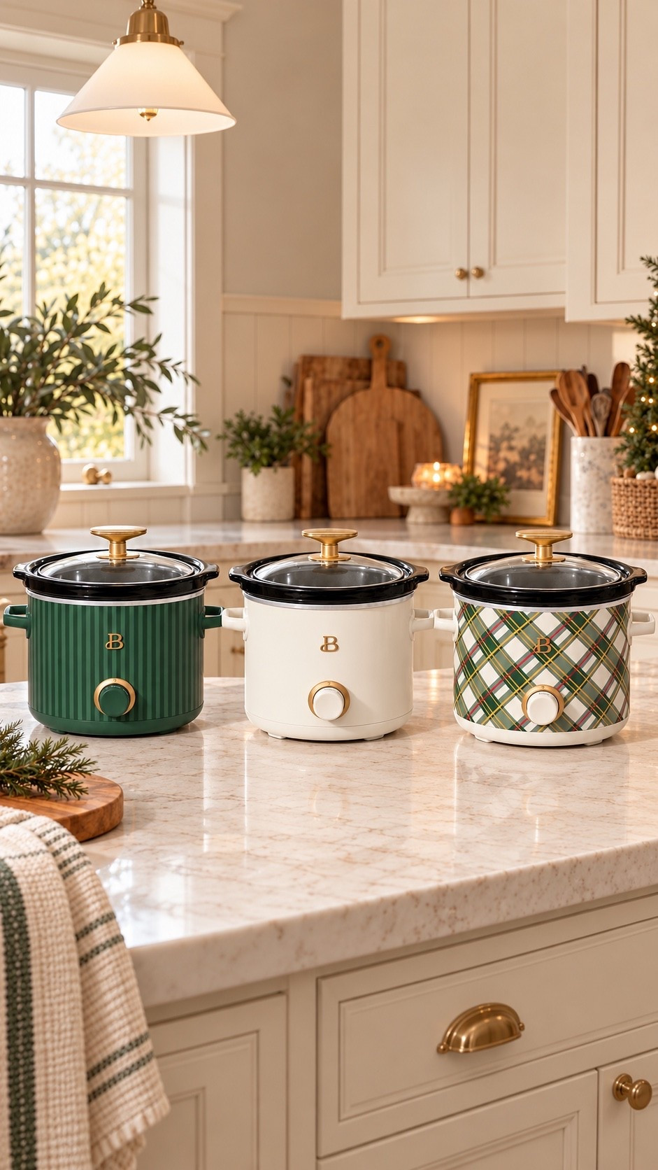 The cutest little crockpots for cozy fall and holiday hosting! 🤍💚 From the classic cream to the festive plaid and gorgeous green, these mini slow cookers are just as pretty as they are practical. Perfect for keeping dips warm, serving appetizers, or adding a little extra charm to your holiday spread! 🎄✨

Shop these adorable finds through my link!

#LTKHome #LTKSaleAlert #LTKSeasonal