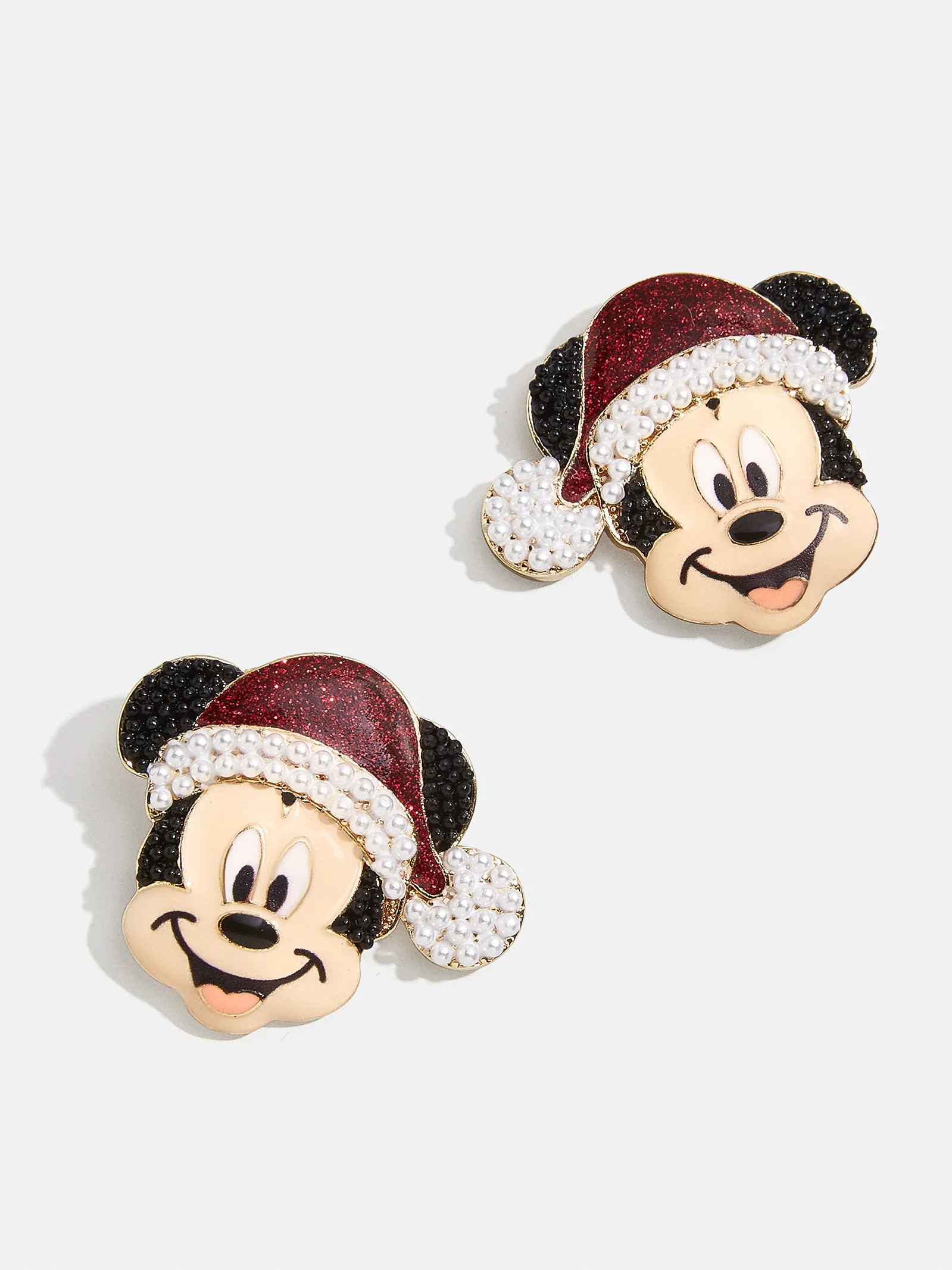 Mickey Mouse Disney Santa's Helper Earrings - Large | BaubleBar (US)