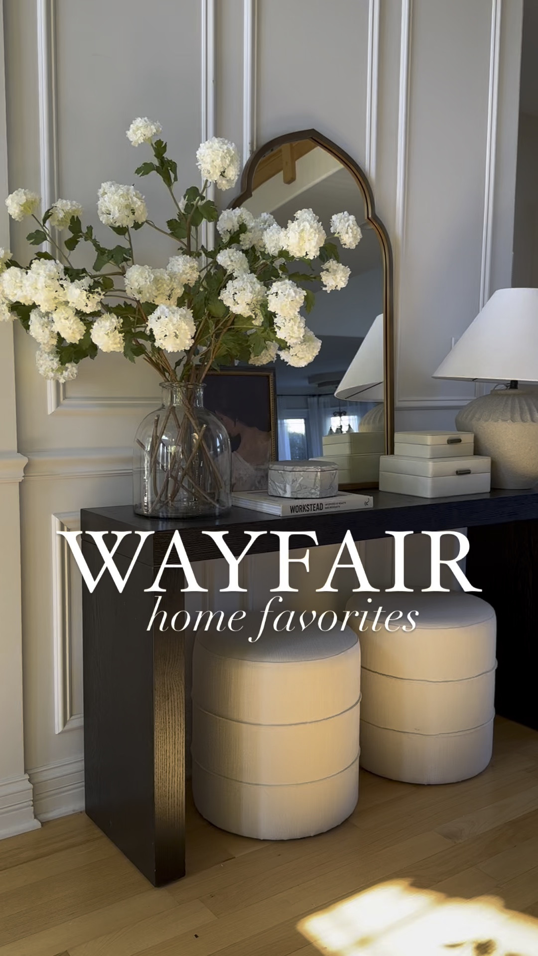 Wayfair favorites in my home! Everything is on sale up to 70% off for Wayfair Presidents’ Day Clearance plus you get fast shipping! @wayfair #wayfair #wayfairhome #wayfairpartner #entrywaydecor #consoletable #2025hometrends 

#LTKMostLoved #LTKHome #LTKSaleAlert