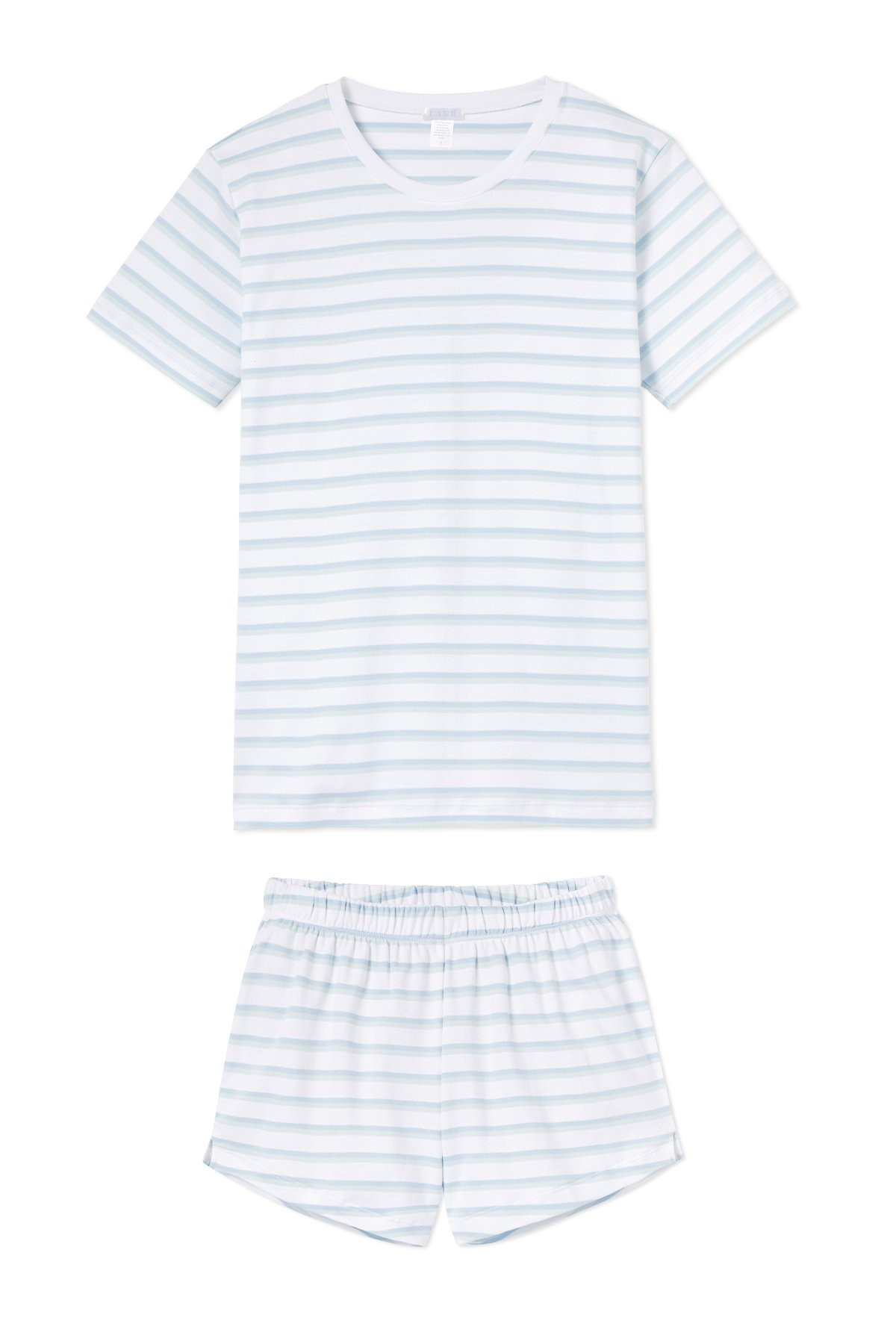 Pima Weekend Shorts Set in Sea Glass | LAKE Pajamas