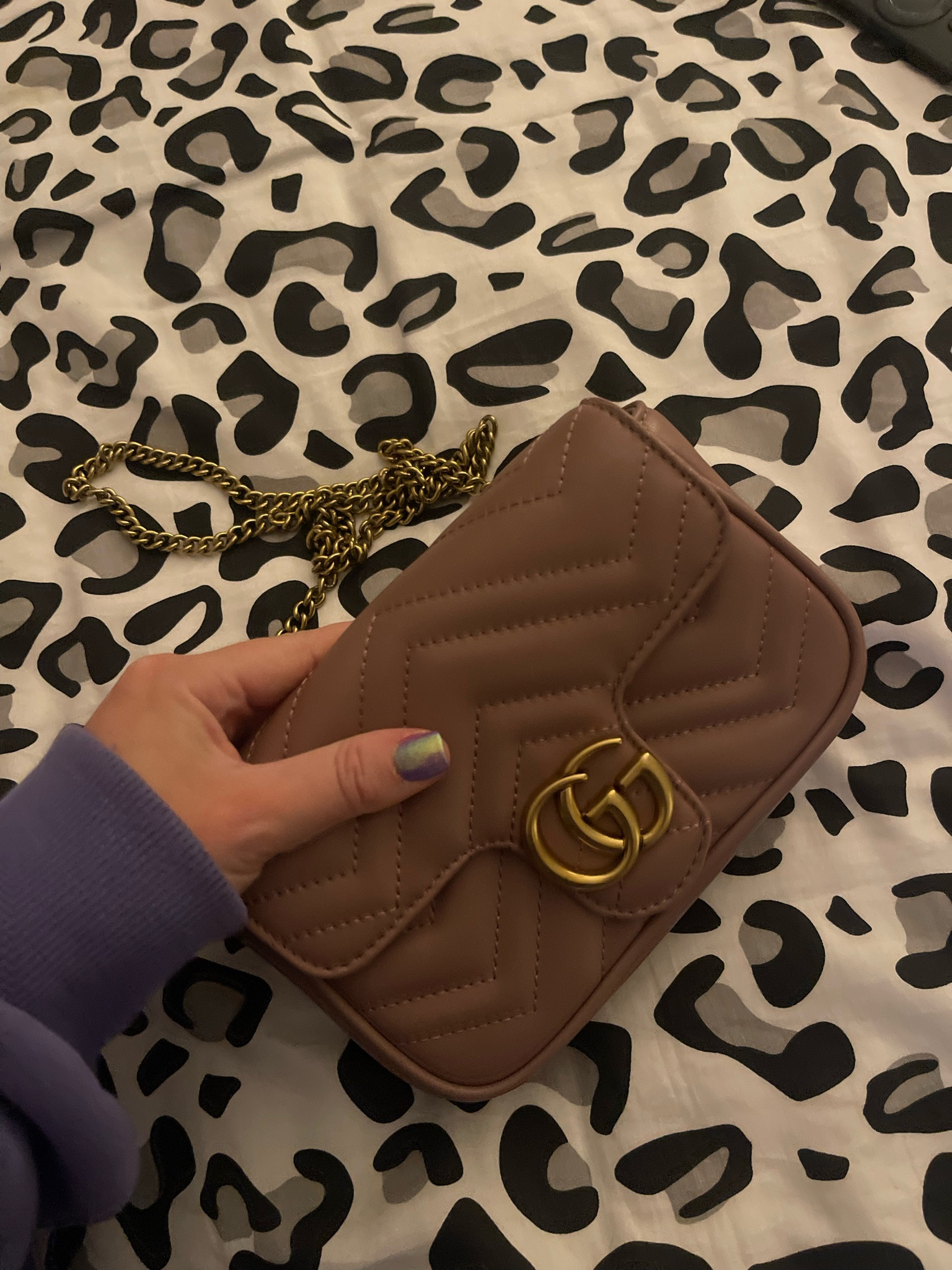 Gucci GG Marmont keychain wallet curated on LTK