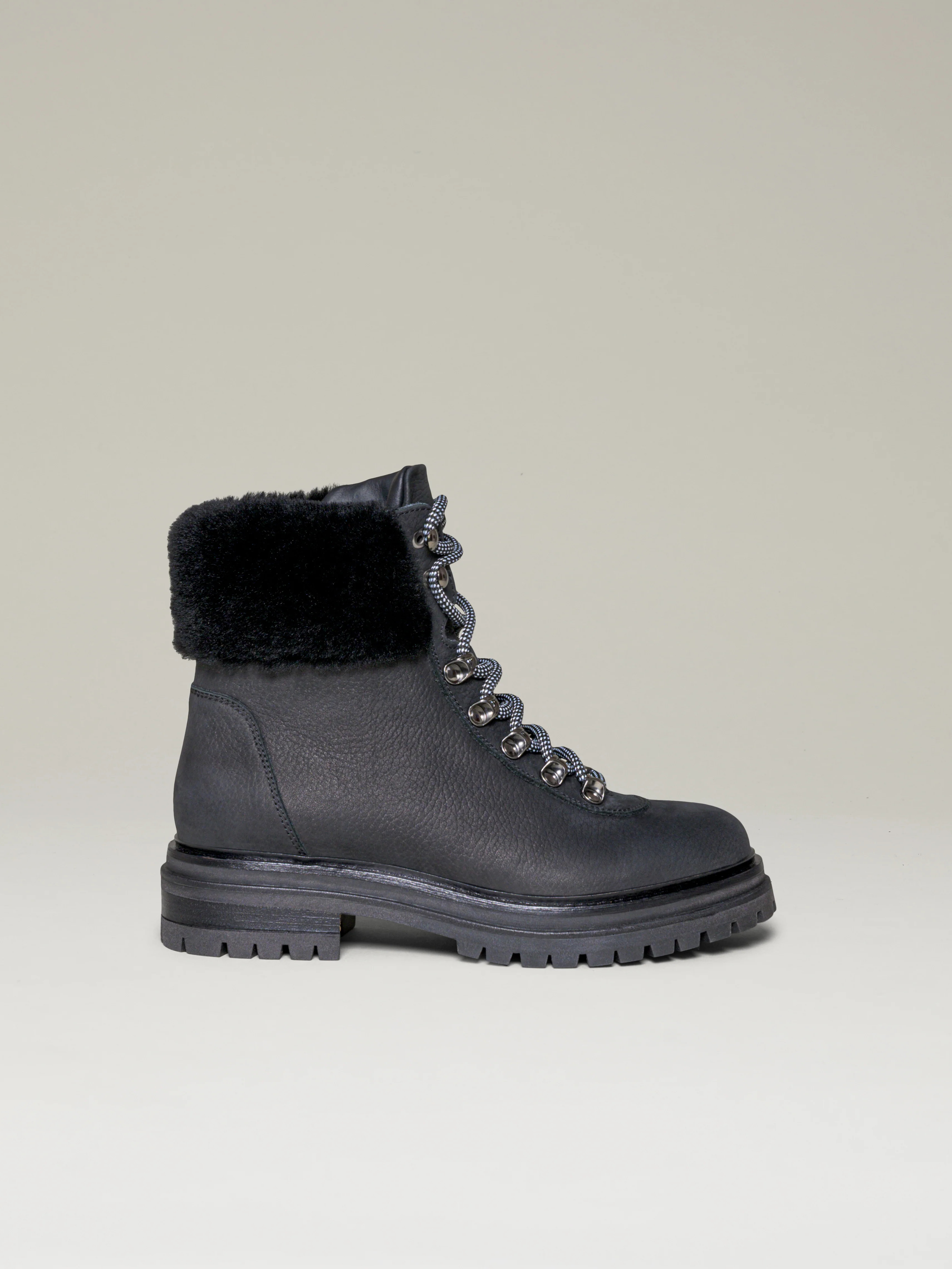 M.Gemi The Alpi Alta Women's Booties, Size 35 in Black Nubuck | M.GEMI