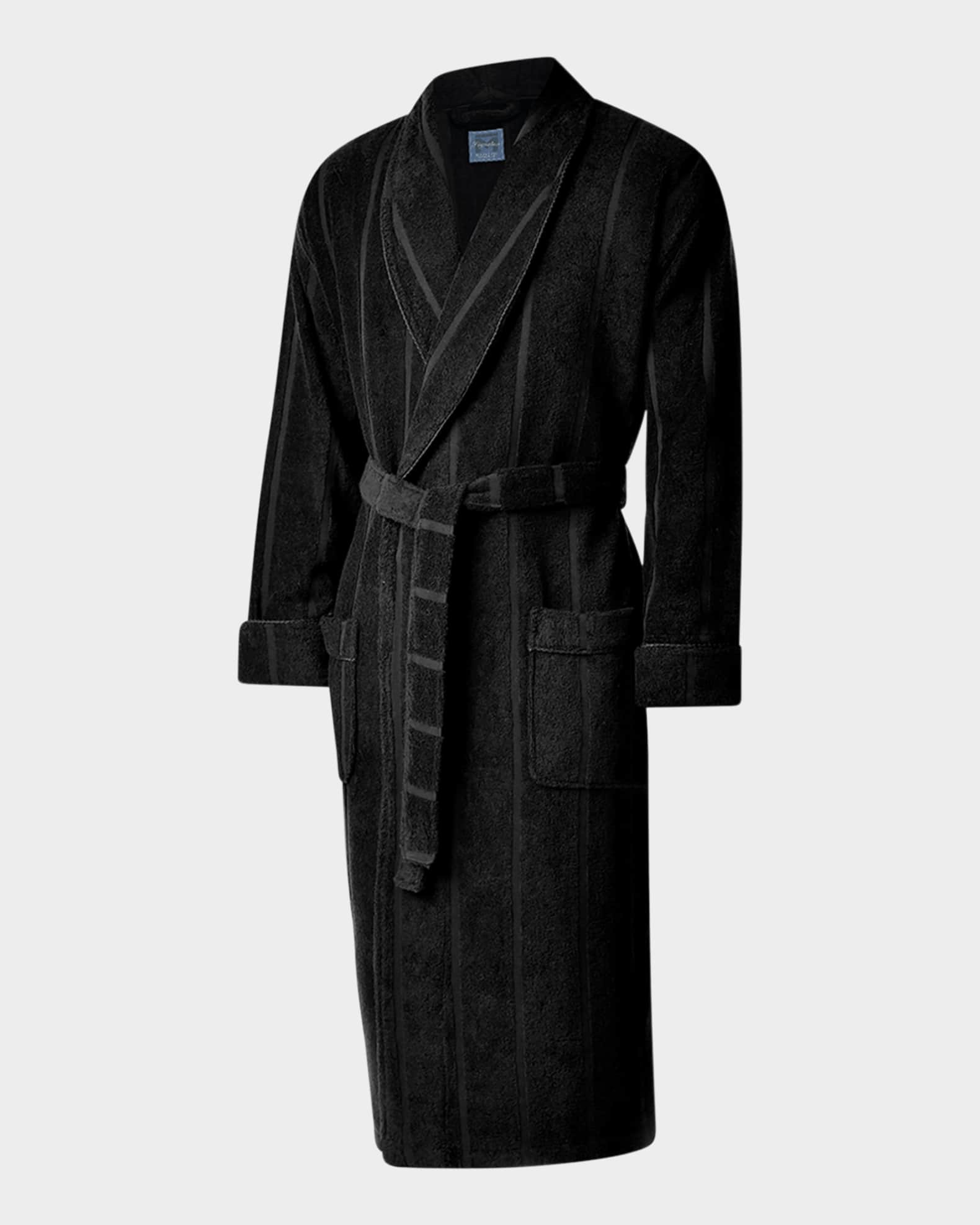 Men's Ultra Lux Jacquard Shawl Robe | Neiman Marcus
