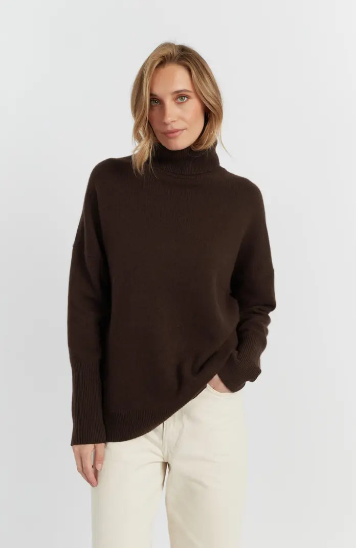 Pure Cashmere Roll Neck Sweater | Nordstrom