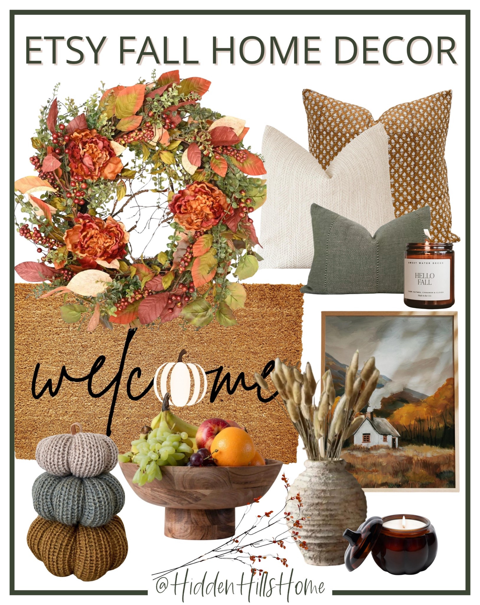 The coziest fall home decor finds from @etsy🍂 I am obsessed with all of these finds! Use code: LTKFALL2025 for 20% off for first time buyers & grab all of the cozy fall home items! #ad #EtsyPartner #Etsy #EtsyCreatorCo @etsy 

#LTKHome #LTKSeasonal #LTKFallSale