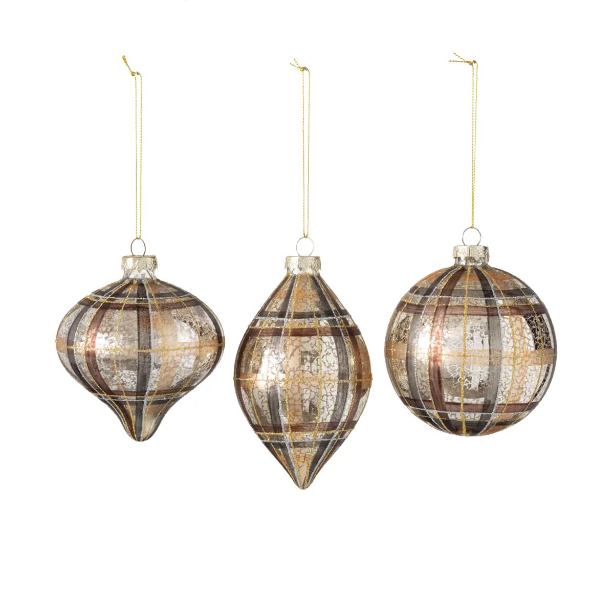 Plaid Ornament Set | Tuesday Made