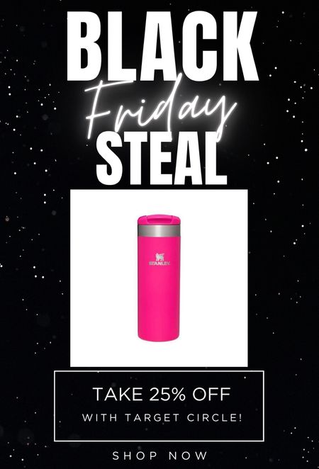Take 25% off this 16 oz Stanley tumbler with the Target Circle app! 🎯 

It comes in several fun colors and is perfect for gifting to your BFF, friends, coworker, sister, teachers, etc!

With the discount, it’s less than $25!

#LTKGiftGuide #LTKsalealert #LTKCyberWeek