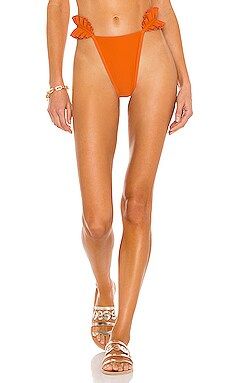 Andrea Iyamah Mulan Bikini Bottom in Orange from Revolve.com | Revolve Clothing (Global)