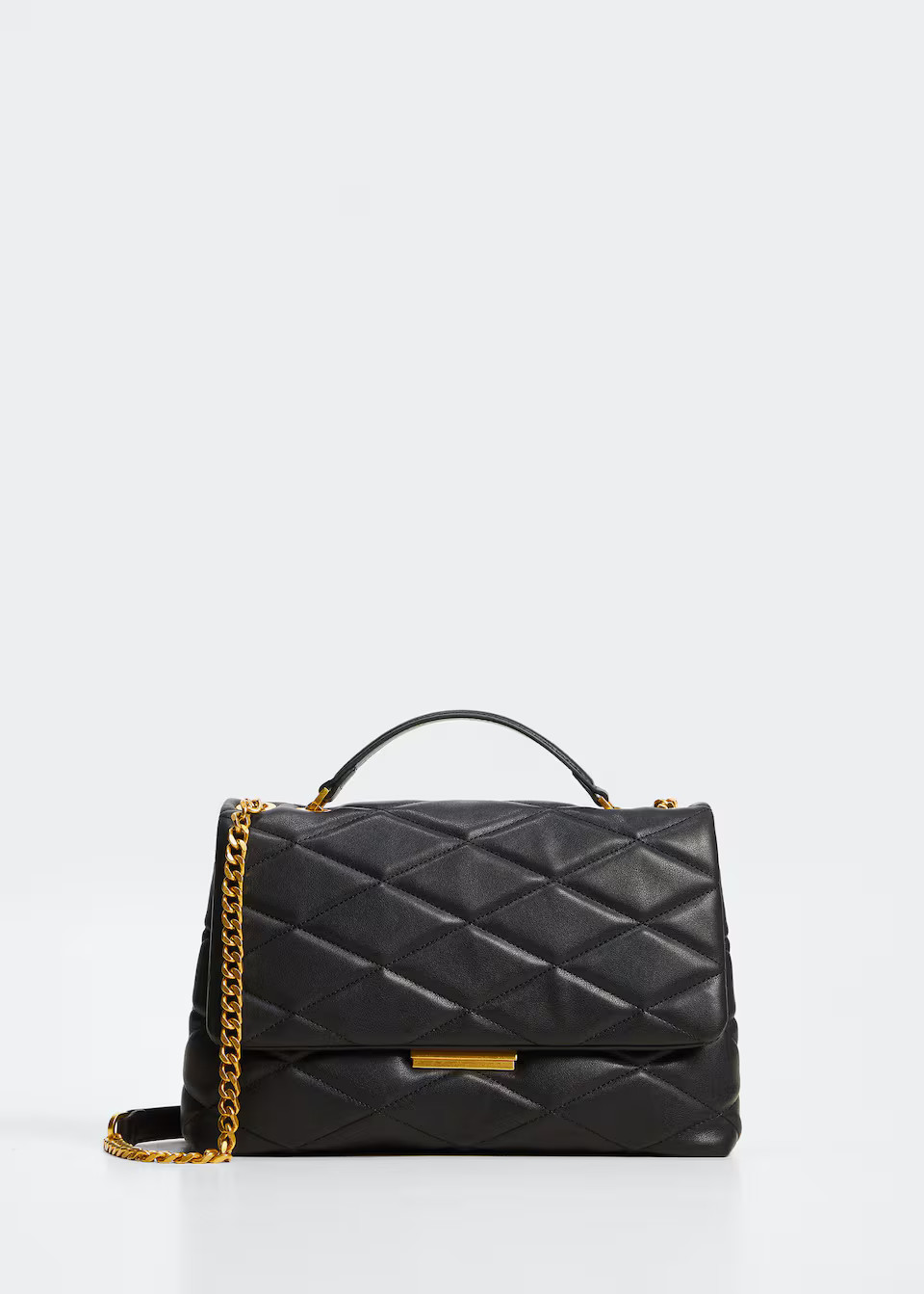 Quilted chain bag -  Women | Mango USA | MANGO (US)