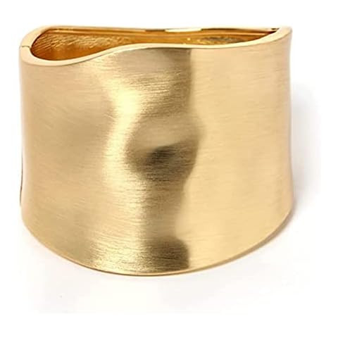 CASDAN 1-3PCS Gold Cuff Bracelets for Women Trendy Wide Chunky Bangle Bracelets for Women Hinge G... | Amazon (US)