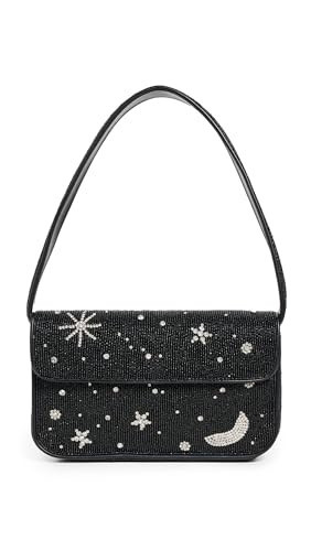 STAUD Women's Tommy Beaded Bag, Starry Night, Black, Print, One Size | Amazon (US)