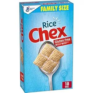 Chex Rice Gluten Free Breakfast Cereal, Made with Whole Grain, Homemade Chex Mix ingredient, Fami... | Amazon (US)