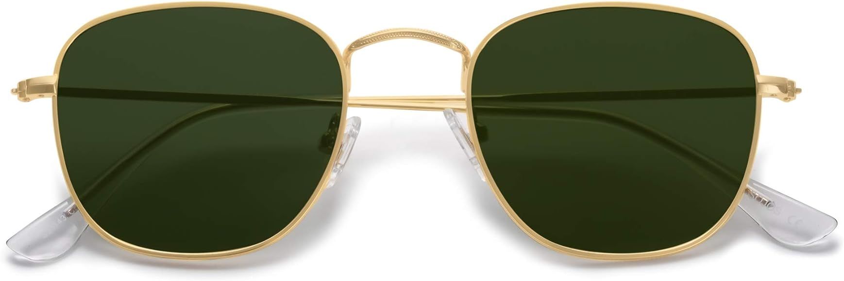 SOJOS Small Square Polarized Sunglasses for Women Men Classic Vintage Retro Style SJ1143 | Amazon (US)
