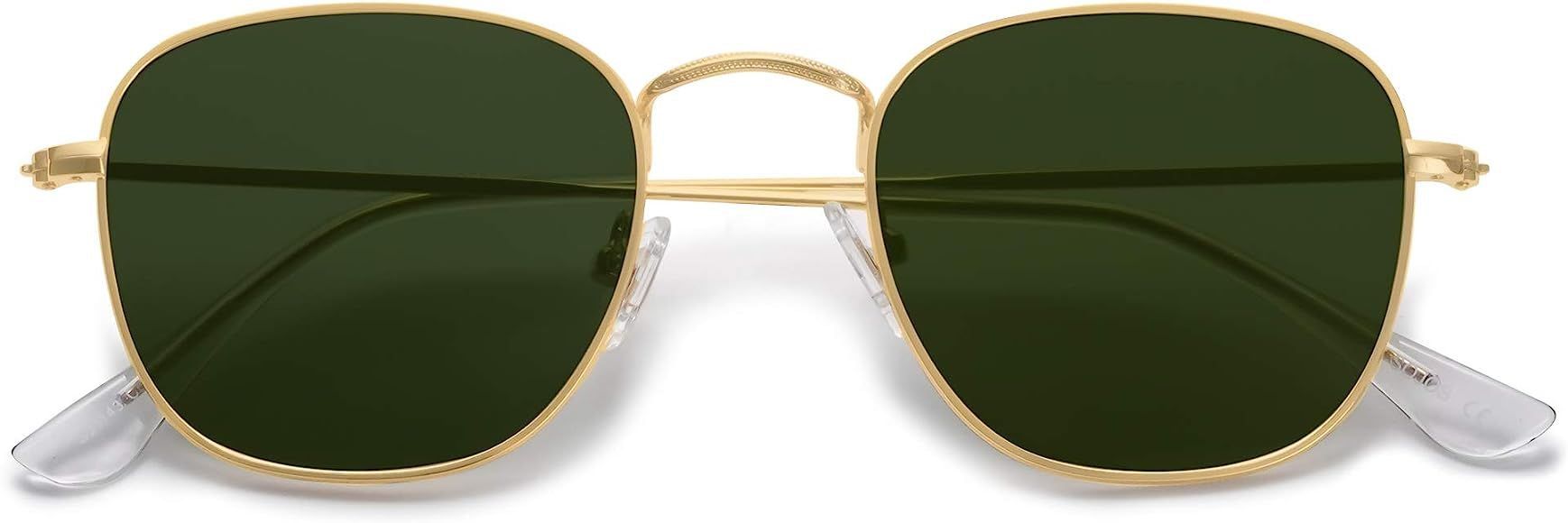 SOJOS Small Square Polarized Sunglasses for Women Men Classic Vintage Retro Style SJ1143 | Amazon (US)
