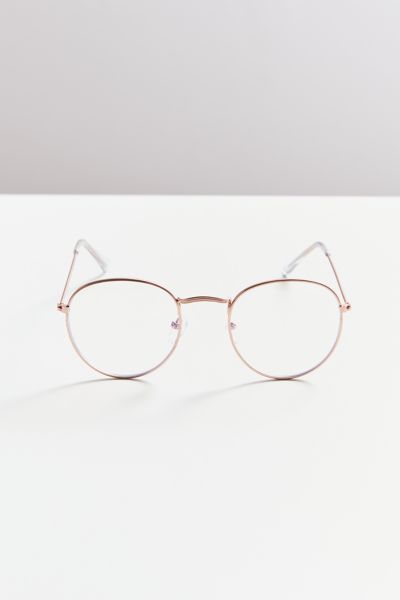 Taylor Blue Light Round Glasses | Urban Outfitters (US and RoW)