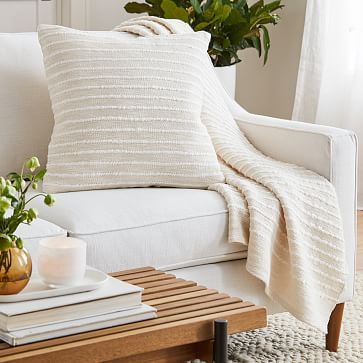 Soft Corded Pillow Cover &amp; Throw Set | West Elm (US)
