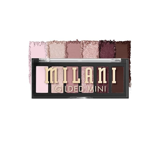Milani Gilded Mini Eyeshadow Palette with 6 Matte & Shimmer Hues - The Wine Down | Amazon (US)