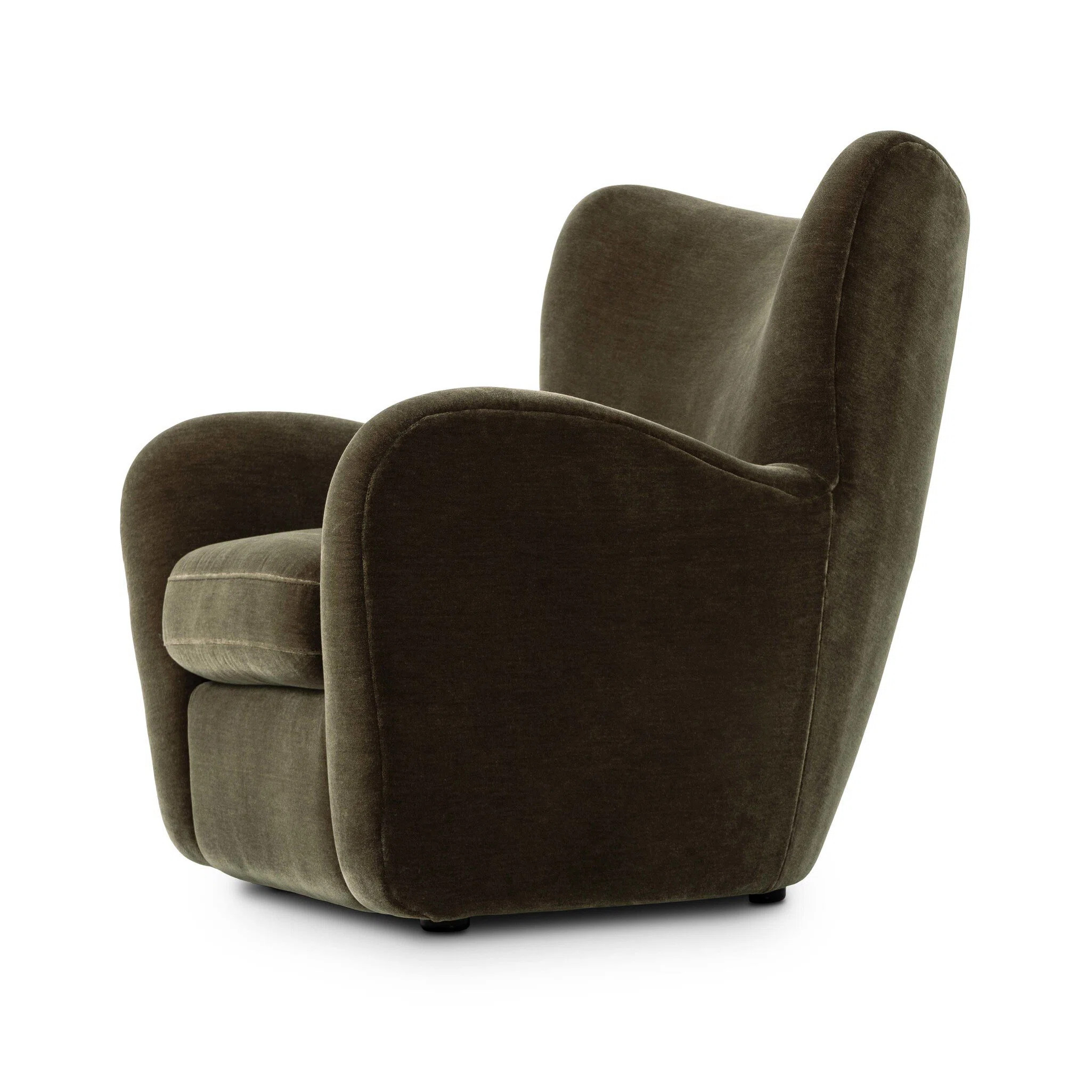 Amelie Shearling Wingback Chair | Joss & Main
