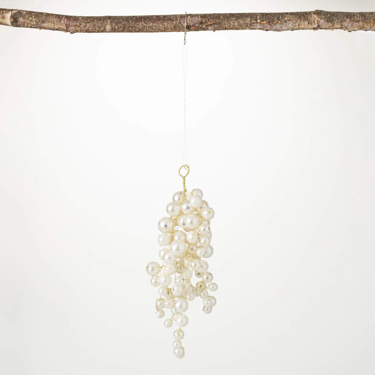 Pearl Cluster Drop Ornament | Sullivans Home Decor