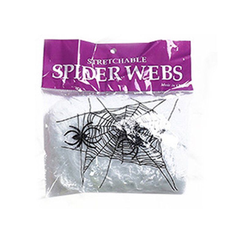 New Spider Web Halloween Decor with Fake Spider Haunted Cute Spider Web Props for Indoor and Outd... | Walmart (US)