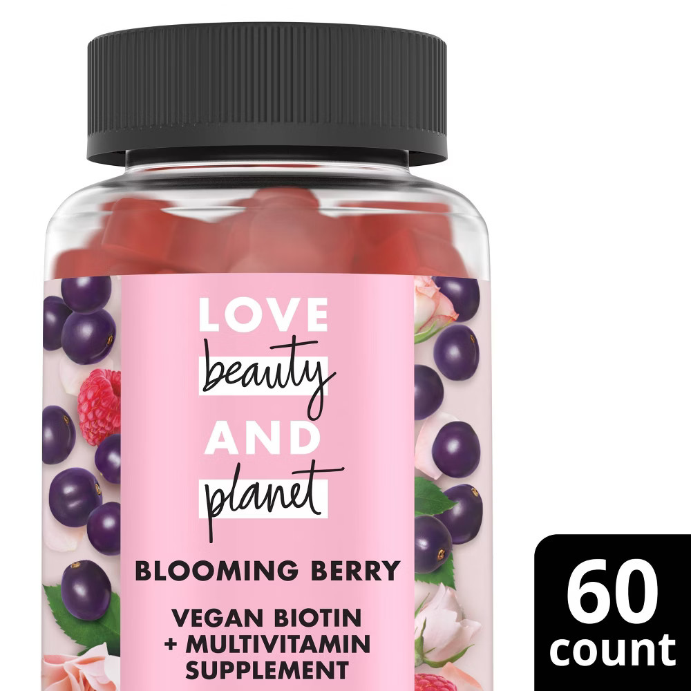 Love Beauty and Planet Multi-Benefit Vitamins Dietary Supplement - Berry Extraordinary – 60ct | Target