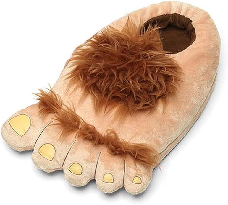 Ibeauti Men's Big Feet Furry Monster Adventure Slippers, Comfortable Novelty Warm Winter Hobbit F... | Amazon (US)