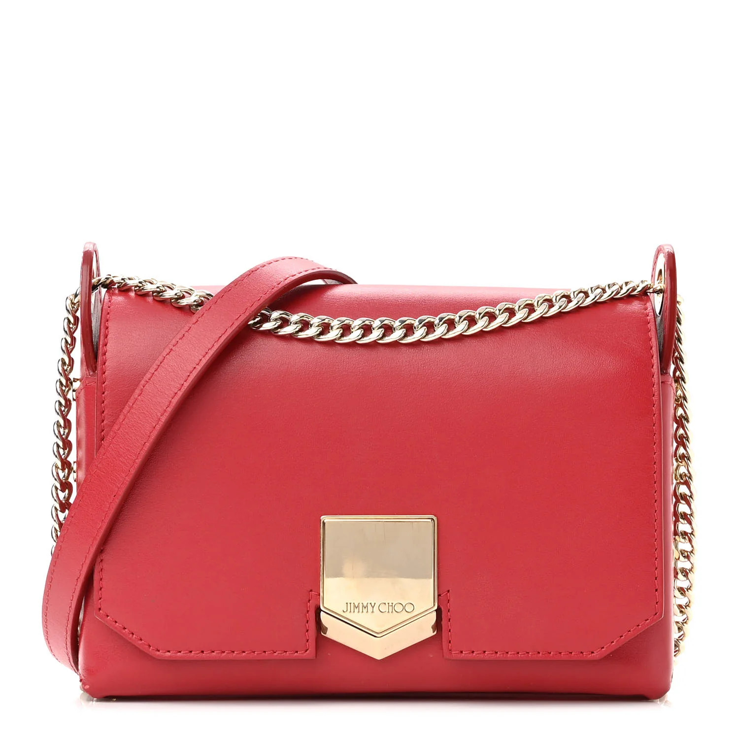 Spazzolato Lockett Shoulder Bag Red | FASHIONPHILE (US)