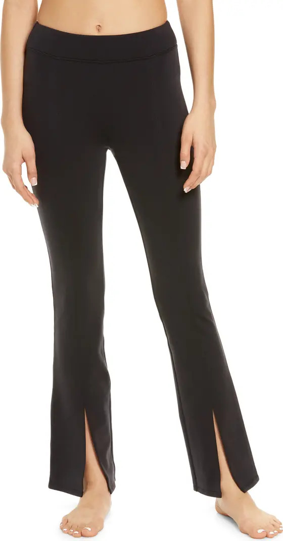 Airbrush High Waist Split Hem 7/8 Leggings | Nordstrom