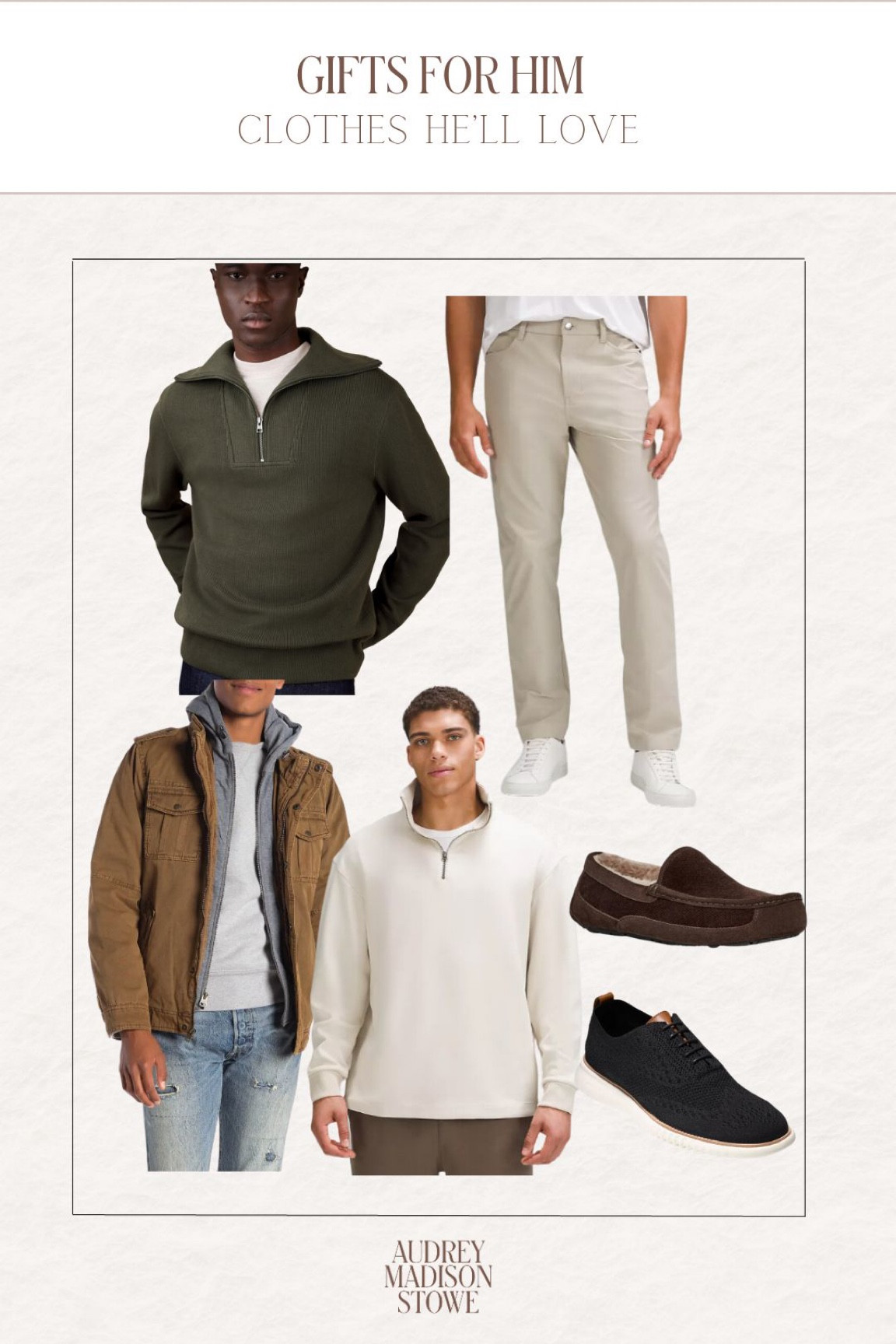 Gifts for him! Clothing gifts my husband loves for dad or hubby’ 

#LTKGiftGuide #LTKHoliday