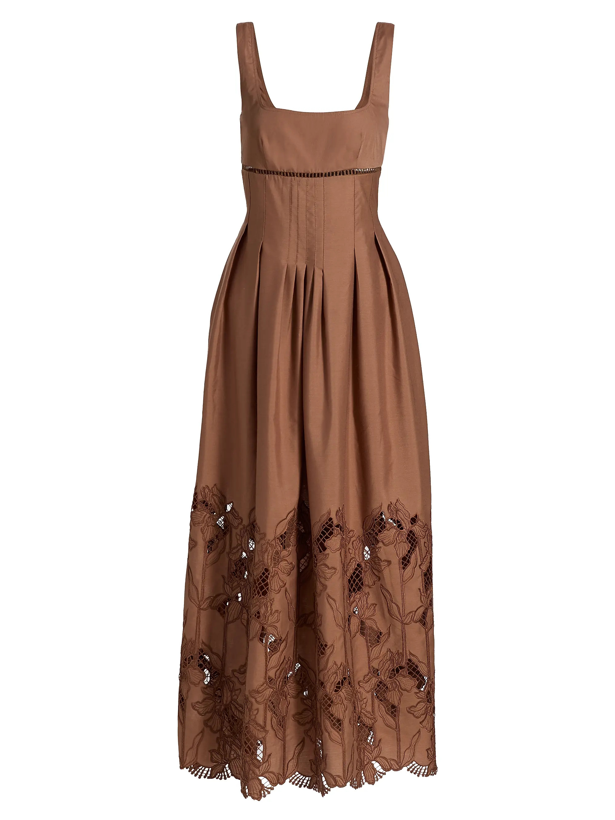 Sabina Mus\u00e1yev Amani Darted Poplin Maxi Dress | Saks Fifth Avenue | Saks Fifth Avenue