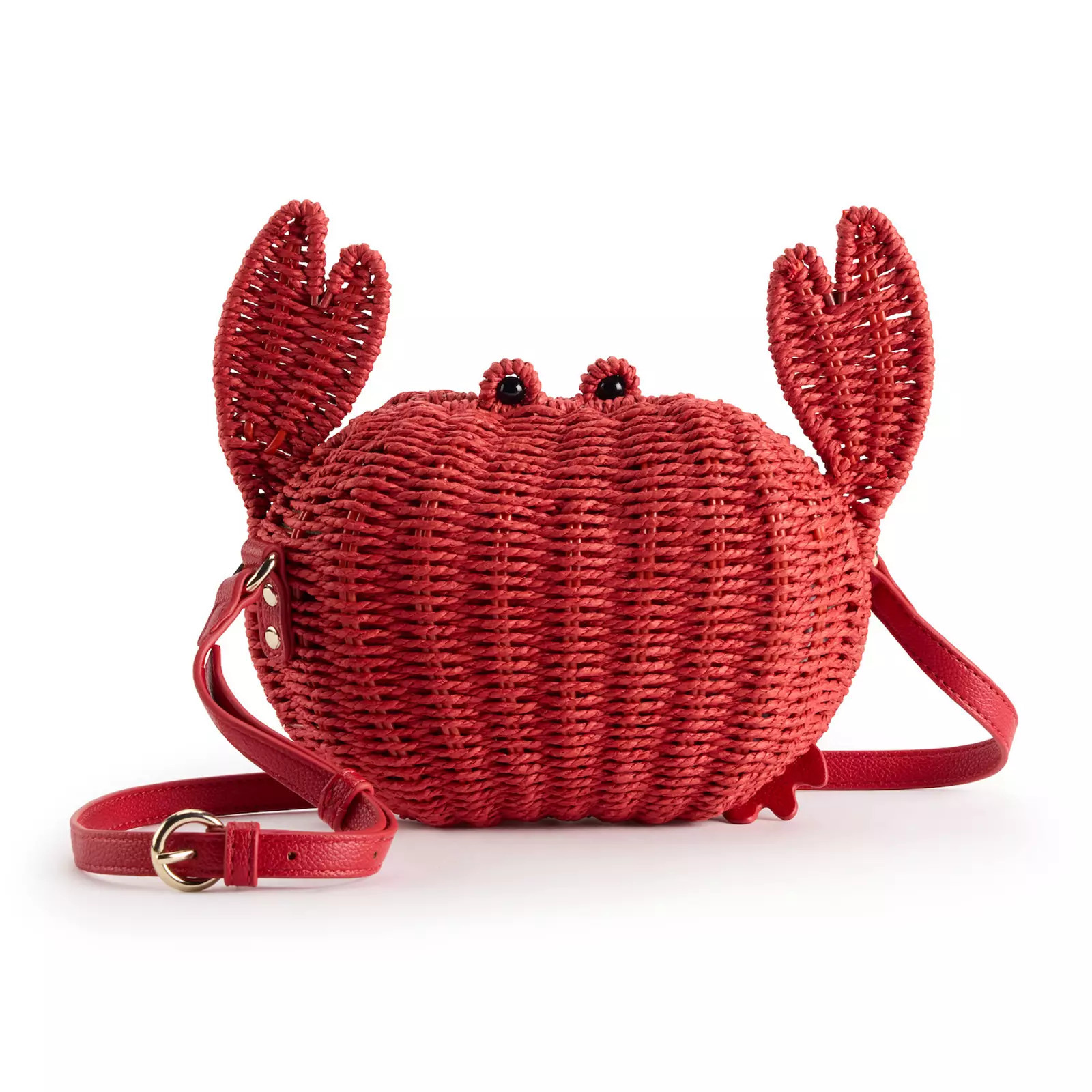 LC Lauren Conrad Crab Wicker Crossbody Bag, Inviting Red | Kohl's