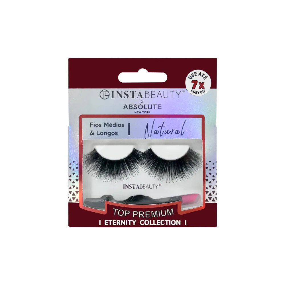 Cílios Postiços Curto Absolute New York Istabeauty Ruby 017 Preto 1 Par | Amobeleza (BR)