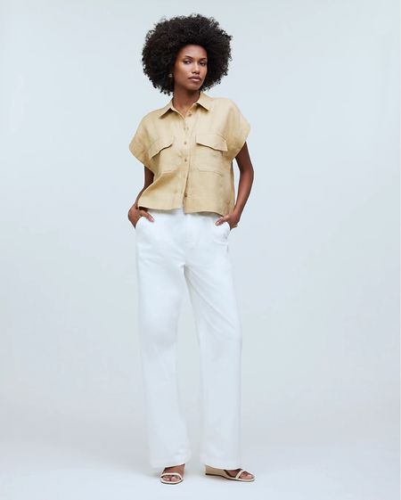 Madewell Linen Shirt

#LTKfindsunder100 #LTKstyletip #LTKworkwear