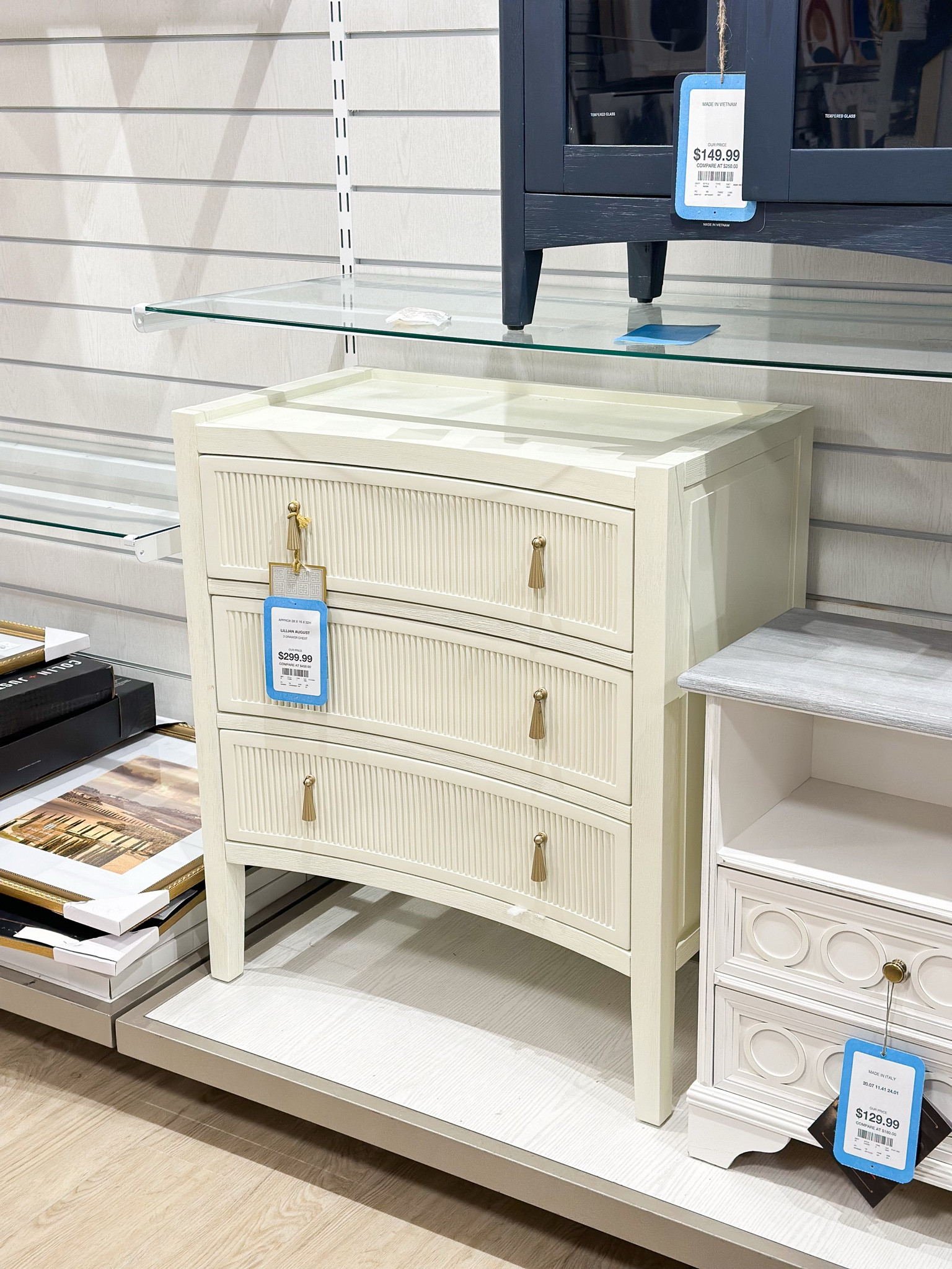 3 drawer Lillian August nightstand now online at Marshalls! Don’t forget to use code SHIP89 for free shipping! 

HomeGoods find, Marshalls find, 3 drawer nightstand, Grandmillennial, Grandmillennial furniture, bedroom furniture 

#LTKStyleTip #LTKHome