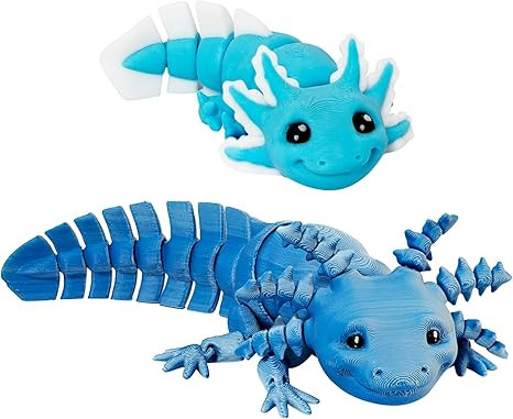 3D Printed Axolotl Set – 7-Inch & 4.5-Inch, Durable, Multi-Color, Articulated, Ideal for Displa... | Amazon (US)