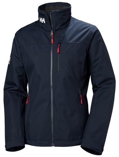 Helly-Hansen Crew Midlayer Jacket 2.0 for Women - Stylish Waterproof Coat with Fleece-Lined Comfort, 597 Navy - Small | Amazon (US)