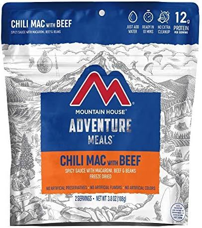 Mountain House Chili Mac with Beef | Freeze Dried Backpacking & Camping Food | Survival & Emergen... | Amazon (US)