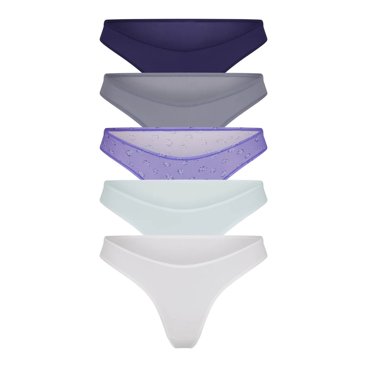 FITS EVERYBODY THONG 5-PACK | TANZANITE MULTI | SKIMS (US)