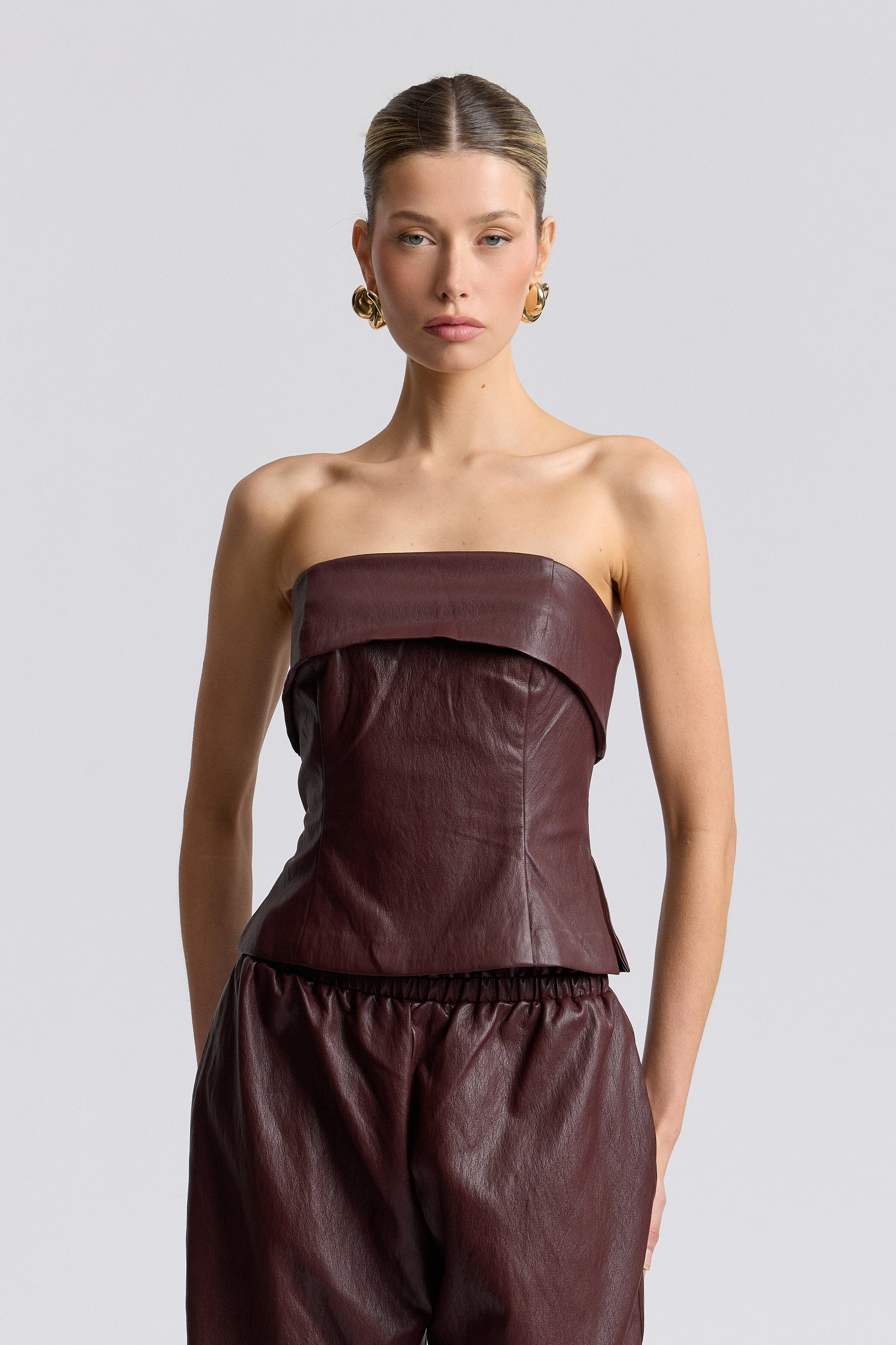Faux-Ever Leather™ Tube Top | Avec Les Filles