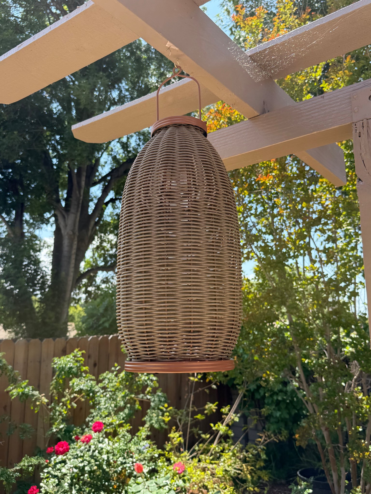 Targets spring and summer outdoor collection is BEAUTIFUL!!! These outdoor solar rattan lanterns are sooo beautiful during the day and at night! I bought four already but might get a few more!!! I am so excited to keep decorating our backyard!

#LTKSeasonal #LTKHome #LTKFindsUnder50