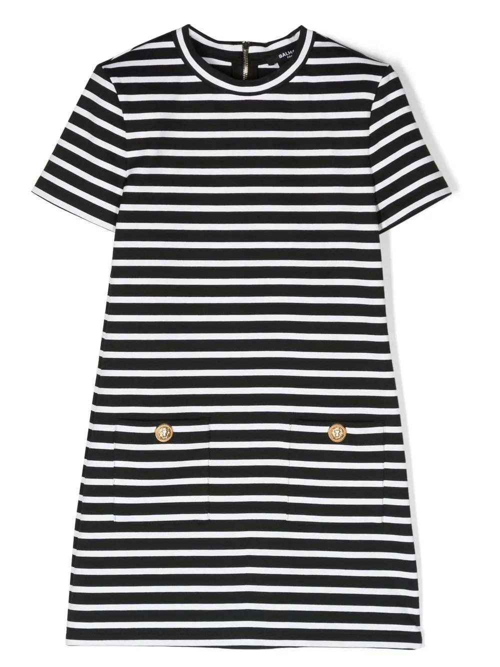 Balmain Kids Striped T-shirt Dress  - Farfetch | Farfetch Global