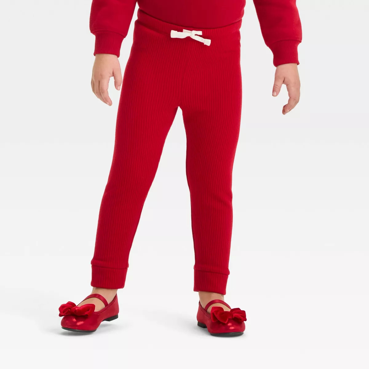 Toddler Girls' Christmas Ribbed Leggings - Cat & Jack™ | Target
