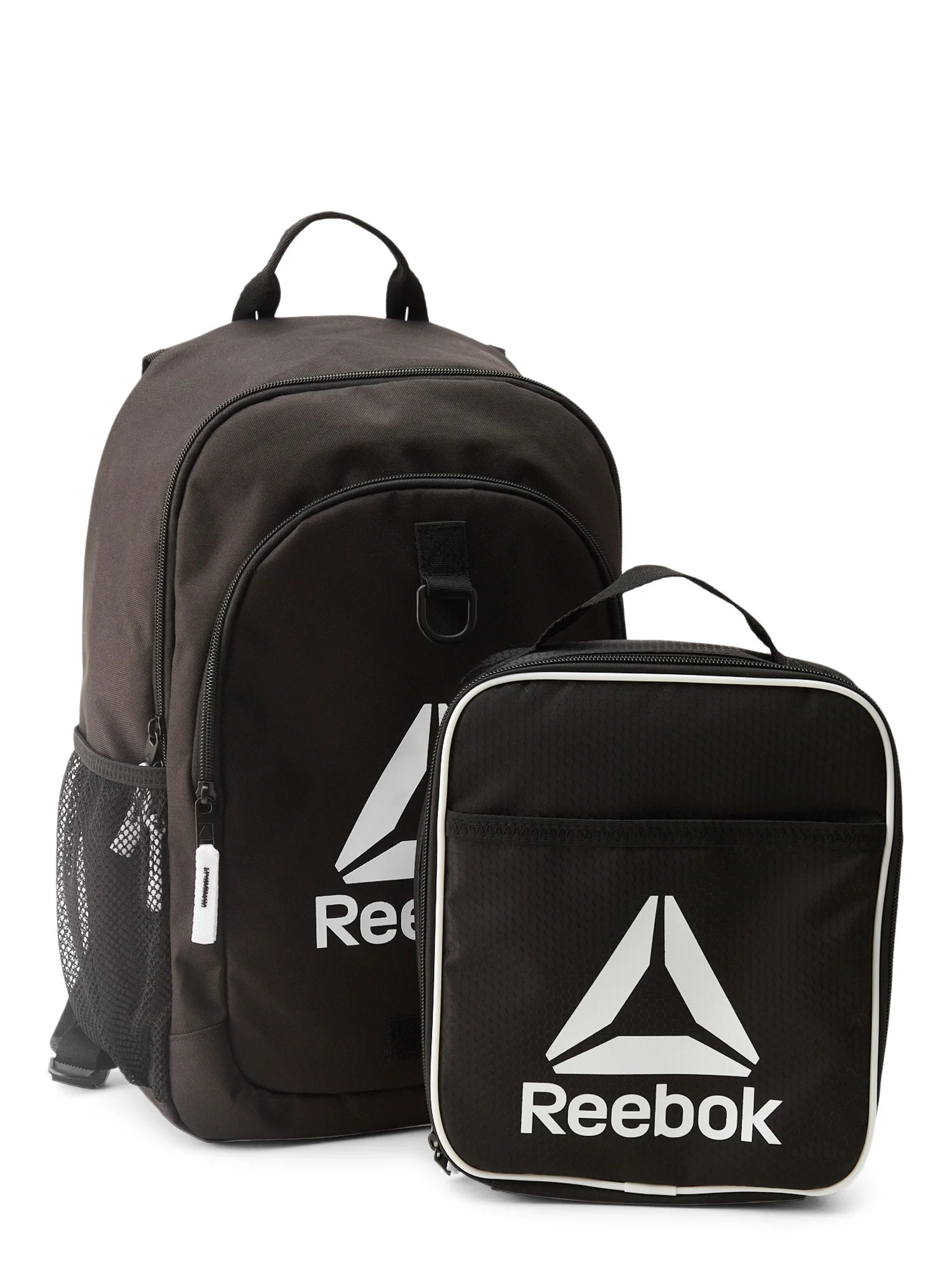 Reebok Kids Boys or Girls Charlie Backpack with Lunchbox, Black | Walmart (US)