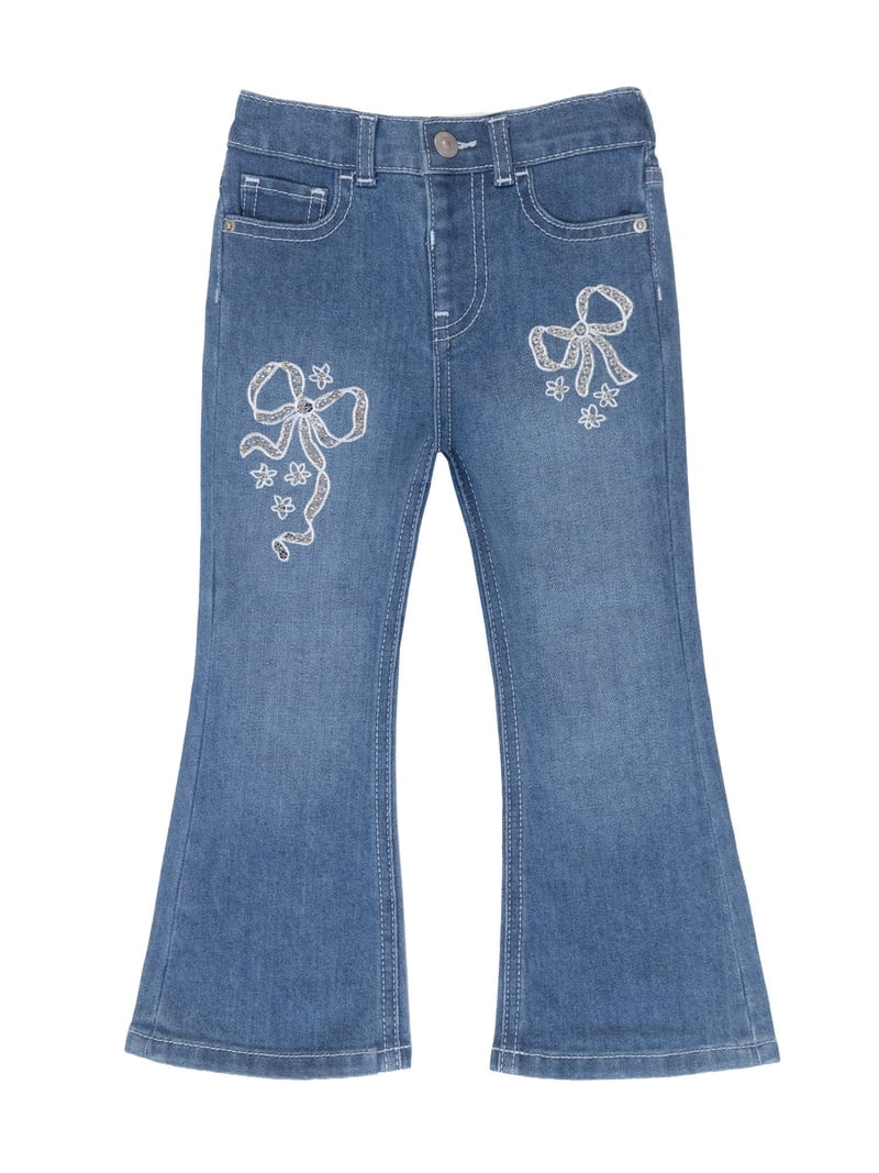 Wonder Nation Toddler Girl Fashion Denim Jeans, Sizes 12M-5T | Walmart (US)