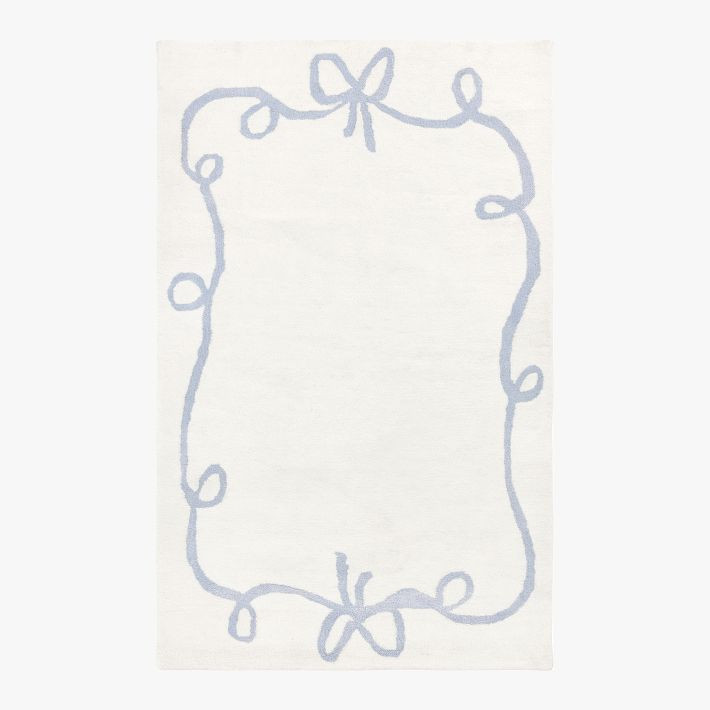 Bow Border Rug | Pottery Barn Teen