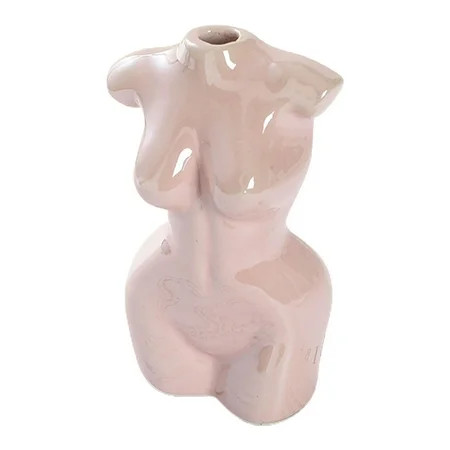 Art Flower Pot Nude Female Body Form Vase Body Vase Ceramics Vase Modern Decoration Accessories Home | Walmart (US)